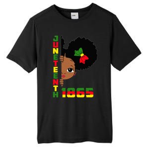 Juneteenth Celebrating 1865 Cute Black Tall Fusion ChromaSoft Performance T-Shirt