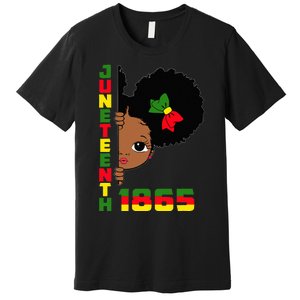 Juneteenth Celebrating 1865 Cute Black Premium T-Shirt