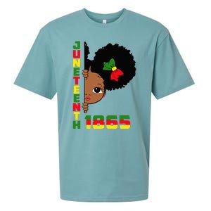 Juneteenth Celebrating 1865 Cute Black Sueded Cloud Jersey T-Shirt