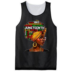 Juneteenth Celebrate 1865 Afro Black Natural Hair Women Mesh Reversible Basketball Jersey Tank