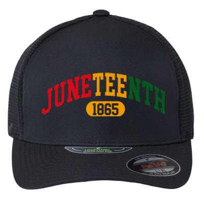 Juneteenth Celebrate 1865 Black History African American Flexfit Unipanel Trucker Cap