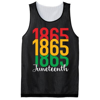 Juneteenth Celebration 1865 Mesh Reversible Basketball Jersey Tank