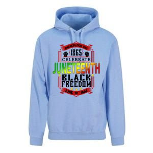 Juneteenth Celebrate 1865 Freedom Juneteenth Celebration Gift Unisex Surf Hoodie