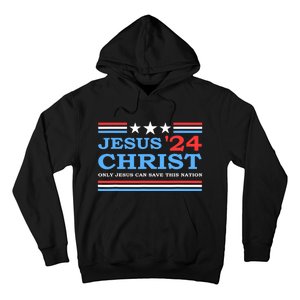 Jesus Christ 2024 President Usa Election Political Parody Hoodie