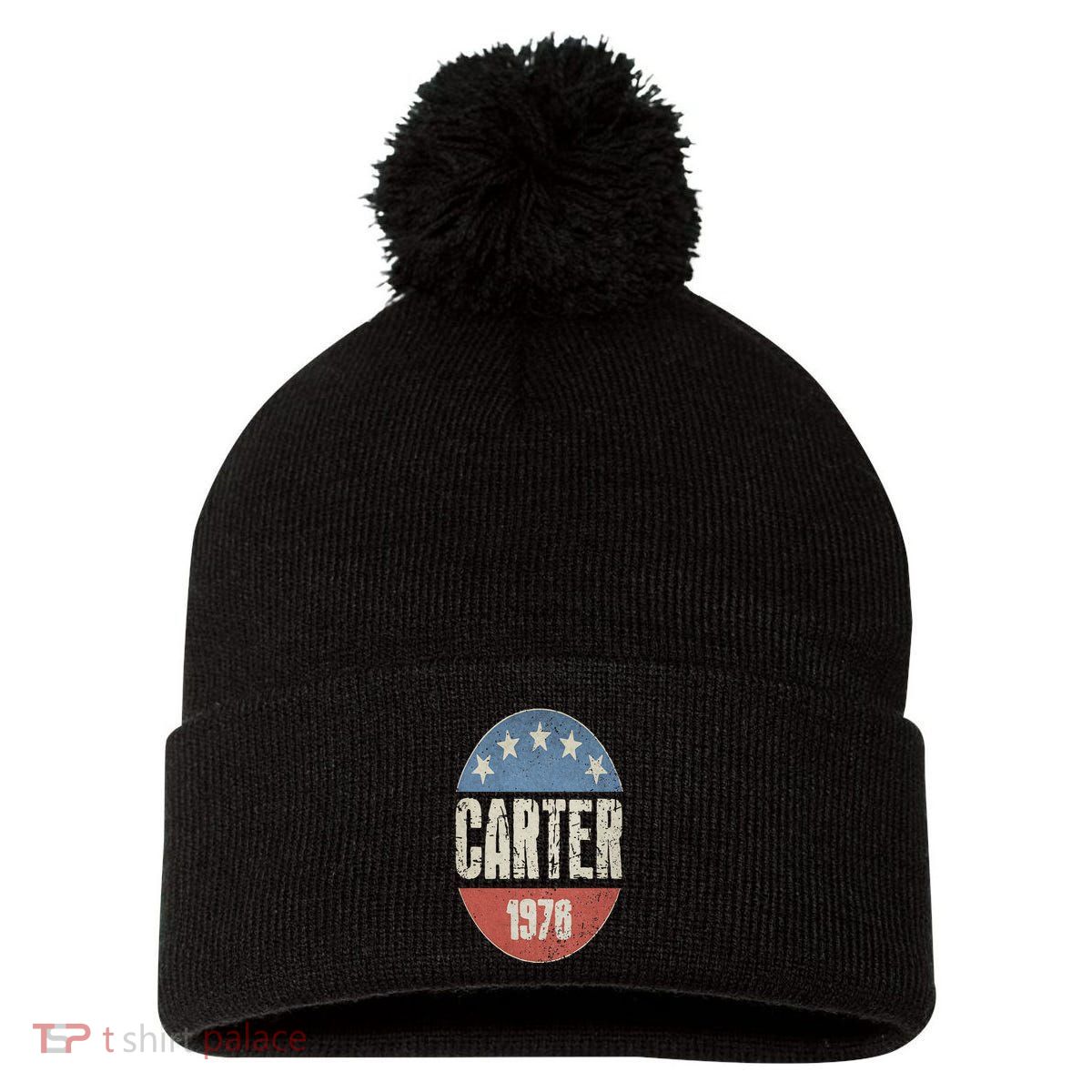 Jimmy Carter 2025 Pom Pom 12in Knit Beanie