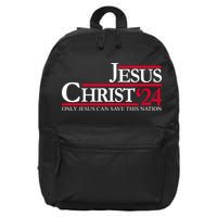 Jesus Christ 2024 Only Jesus Can Save This Nation 16 in Basic Backpack