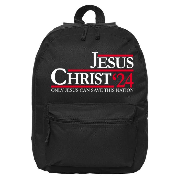 Jesus Christ 2024 Only Jesus Can Save This Nation 16 in Basic Backpack
