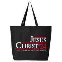 Jesus Christ 2024 Only Jesus Can Save This Nation 25L Jumbo Tote