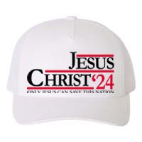 Jesus Christ 2024 Only Jesus Can Save This Nation Yupoong Adult 5-Panel Trucker Hat