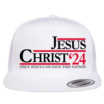 Jesus Christ 2024 Only Jesus Can Save This Nation Flatbill Hat