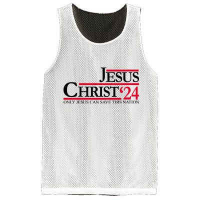 Jesus Christ 2024 Only Jesus Can Save This Nation Mesh Reversible Basketball Jersey Tank