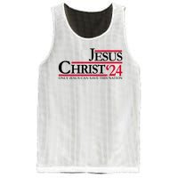 Jesus Christ 2024 Only Jesus Can Save This Nation Mesh Reversible Basketball Jersey Tank