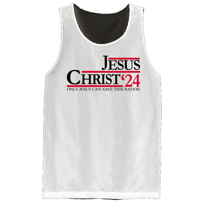 Jesus Christ 2024 Only Jesus Can Save This Nation Mesh Reversible Basketball Jersey Tank