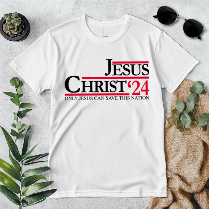 Jesus Christ 2024 Only Jesus Can Save This Nation Premium T-Shirt