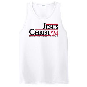 Jesus Christ 2024 Only Jesus Can Save This Nation PosiCharge Competitor Tank