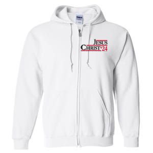 Jesus Christ 2024 Only Jesus Can Save This Nation Full Zip Hoodie