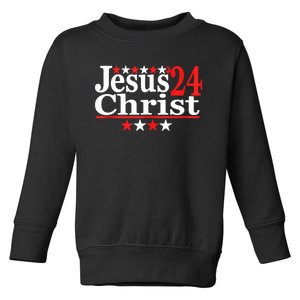 Jesus Christ 2024 Political Election Toddler Sweatshirt