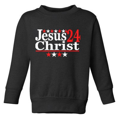 Jesus Christ 2024 Political Election Toddler Sweatshirt