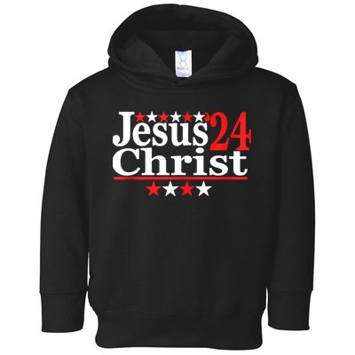 Jesus Christ 2024 Political Election Toddler Hoodie