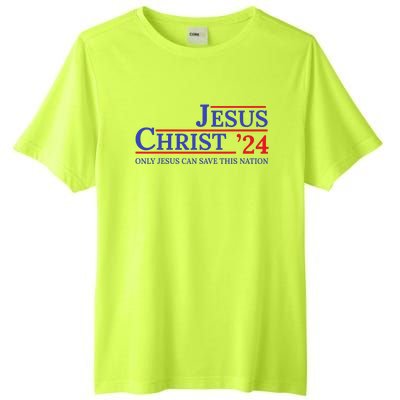 Jesus Christ 24 Only Jesus Can Save This Nation Tall Fusion ChromaSoft Performance T-Shirt