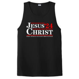 Jesus Christ 2024 Only Jesus Can Save This Nation PosiCharge Competitor Tank