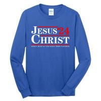 Jesus Christ 2024 Only Jesus Can Save This Nation Tall Long Sleeve T-Shirt