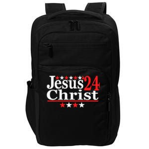 Jesus Christ 2024 Political Election Parody Impact Tech Backpack