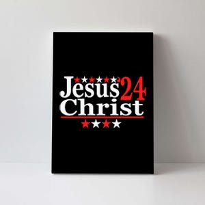 Jesus Christ 2024 Political Election Parody Canvas