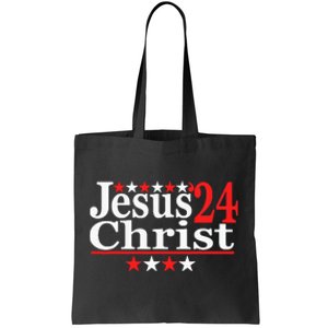 Jesus Christ 2024 Political Election Parody Tote Bag