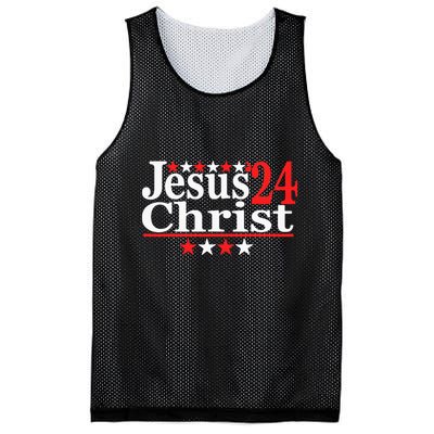 Jesus Christ 2024 Political Election Parody Mesh Reversible Basketball Jersey Tank