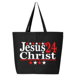 Jesus Christ 2024 Political Election Parody 25L Jumbo Tote