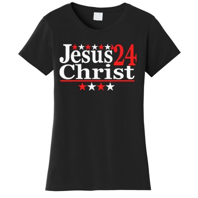 Jesus Christ 2024 Political Election Parody Women's T-Shirt