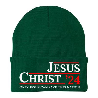 Jesus Christ 24 Only Jesus Can Save This Nation Knit Cap Winter Beanie