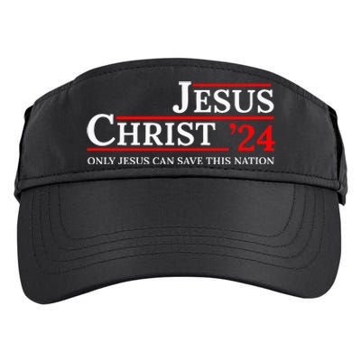 Jesus Christ 24 Only Jesus Can Save This Nation Adult Drive Performance Visor