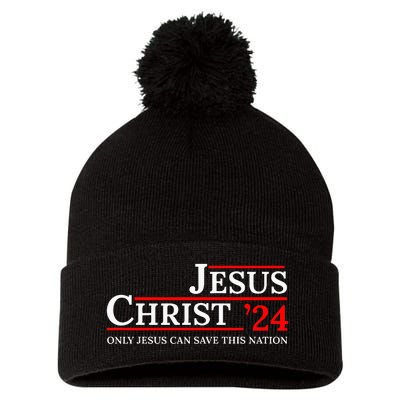 Jesus Christ 24 Only Jesus Can Save This Nation Pom Pom 12in Knit Beanie