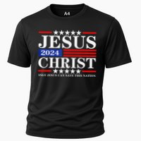 Jesus Christ 2024 Only Jesus Can Save This Nation Premium Cooling Performance Crew T-Shirt