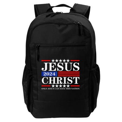 Jesus Christ 2024 Only Jesus Can Save This Nation Premium Backpack