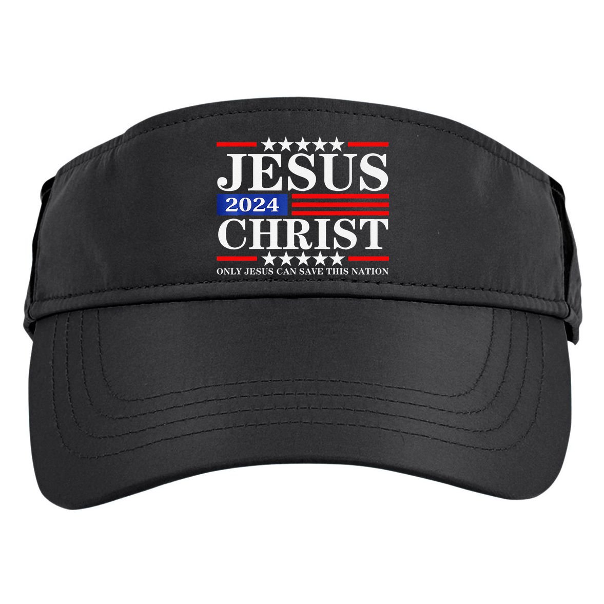 Jesus Christ 2024 Only Jesus Can Save This Nation Premium Adult Drive Performance Visor