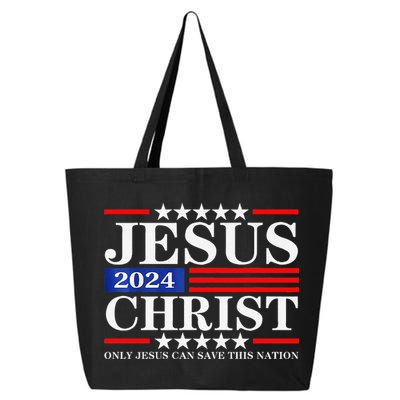 Jesus Christ 2024 Only Jesus Can Save This Nation Premium 25L Jumbo Tote