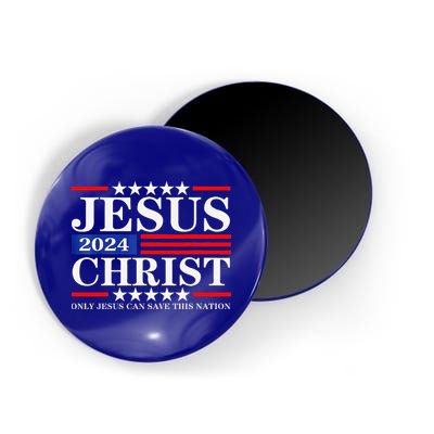 Jesus Christ 2024 Only Jesus Can Save This Nation Premium Magnet