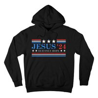 Jesus Christ 2024 President Usa Election Political Parody Hoodie