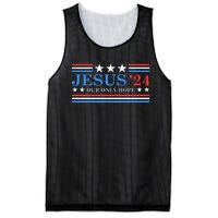 Jesus Christ 2024 President Usa Election Political Parody Mesh Reversible Basketball Jersey Tank