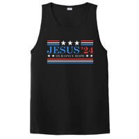 Jesus Christ 2024 President Usa Election Political Parody PosiCharge Competitor Tank