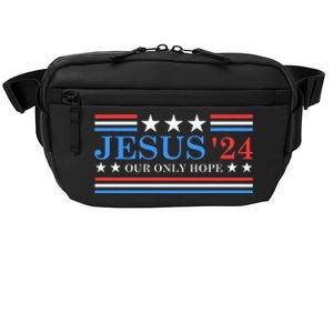 Jesus Christ 2024 President Usa Election Political Parody Crossbody Pack