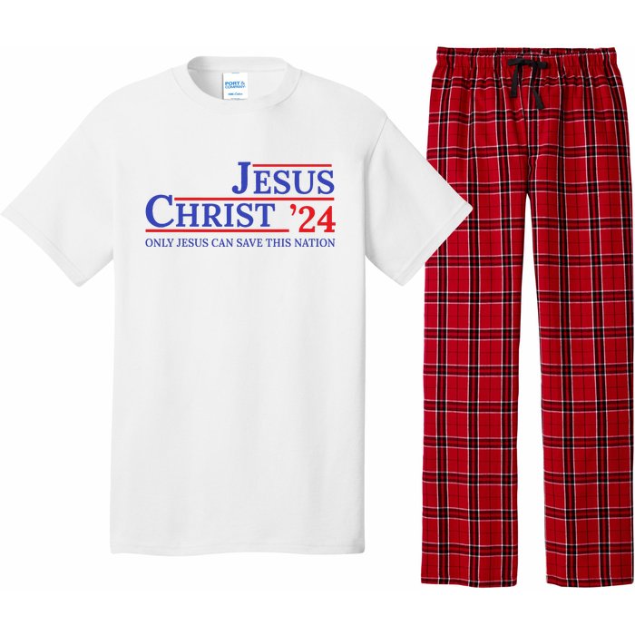 Jesus Christ 24 Only Jesus Can Save This Nation Pajama Set