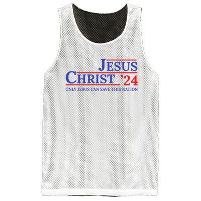 Jesus Christ 24 Only Jesus Can Save This Nation Mesh Reversible Basketball Jersey Tank