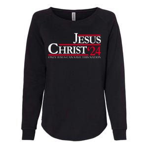 Jesus Christ 24 Only Jesus Can Save This Nation Womens California Wash Sweatshirt