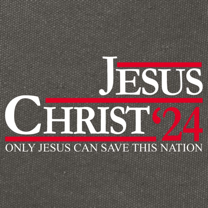 Jesus Christ 24 Only Jesus Can Save This Nation Cotton Canvas Backpack
