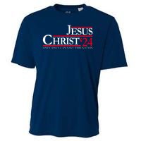 Jesus Christ 24 Only Jesus Can Save This Nation Cooling Performance Crew T-Shirt