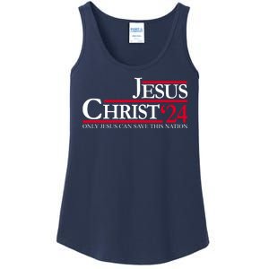 Jesus Christ 24 Only Jesus Can Save This Nation Ladies Essential Tank